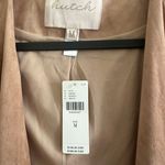 Hutch NWT  Anthropologie Open Front Waterfall Jacket Vegan Suede Pink Size M Photo 6