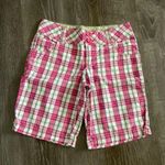 No Boundaries NOBO Plaid Shorts Size 1 Juniors Photo 0