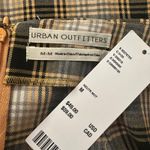 Urban Outfitters yellow, white & black plaid mini skirt size M NWT Photo 3