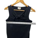 Kate Spade Pomona Front Tie Bow Tank Top Black Size Small Sleeveless Photo 4