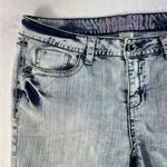 Hydraulic  Plus 18W Bailey Bermuda Jean Shorts Cuffed Acid Wash Stretch Women's Photo 2