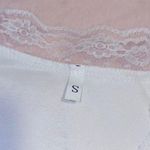 SheIn Lace Trim Satin Top Photo 4