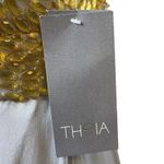 NWT Theia Couture Gold & Gray Silk Formal Strapless Dress Beaded Size 4 $995 Photo 3