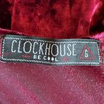 Clockhouse Wine Crushed Round Neck Velvet Soft One Piece Bodysuit SZ L #1530 Photo 6