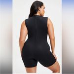 Good American Black Scuba One Piece Swimsuit Wet Suit Sleeveless Size Small New Photo 3