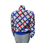 Vintage Umba for Piat 80s Office Wear Tie Neck Ribbed Cuff and Waist Blouse White Size 10 Photo 1