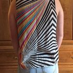 Peter Som  pyramid print black & white rain… Photo 3