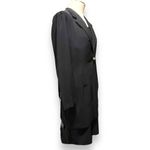 Virgo Dress with attached Notched Lapel Jacket Black 14 Photo 3