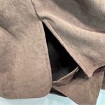 Chadwick's Vintage Brown Microsuede Button Front Tunic Length Top Chadwick’s Real Comfort Photo 6