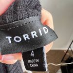 Torrid  Sz 4 Black Sugar Skull Goth Pullover Sweater Grunge Emo Photo 2