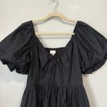 A New Day NWT  Black Puff Sleeve Mini Dress Sz Small Photo 2