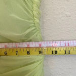 House Of CB  'Fornarina' Lime Organza Mesh Maxi Dress neon‎ bright size XS NWOT Photo 12