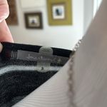 Smartwool  Merino Wool Blend V-neck Grey Stripe Sweater, Small, Like New Photo 4