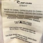 Rip Curl  Black and White Striped Raglan 3/4 Sleeve Top Photo 4