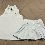Polo Blue  Ralph Lauren Cardigan and Tennis Skirt Photo 0