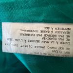 Vintage Leo 100 Silk Teal Green Bomber Jacket Oversized Minimalist Streetwear XL Photo 5