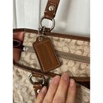 Coach F17179 Chelsea Signature Coated Canvas Shoulder Tote Bag Brown Photo 2