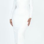 Princess Polly Nolan Midi Dress in White Photo 4
