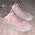 Divided H&M light pink faux suede microfiber fashion sneakers Photo 2