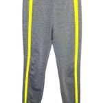 Zyia active gray & neon striped full length leggings size 4 Photo 0