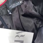 ZARA Faux Leather Strapless Black and Red Mini Dress(Size Large) Photo 5