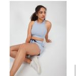 Outdoor Voices Athen Crop / Racerback Active Bra - Blue | Large | L Photo 2