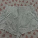 Free People  GET YOUR FLIRT ON WHITE SHORTS Photo 1