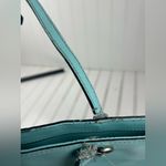 Kate Spade Vintage Teal Leather Tote Bag Photo 11