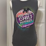 Womens Red Hot Chili Peppers Sleeveless Grey Top Size XS Gray Photo 0