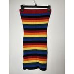Urban Outfitters  Medium Strapless Rainbow Stripped Tube Mini Dress Photo 6