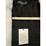 Generation Love Avila Faux Fur Puffer Jacket in Black/White Size M Photo 5