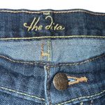 Diva Women’s Bootcut Denim Jeans Size 12 Short Med Wash cotton/poly/spandex Blue Photo 2