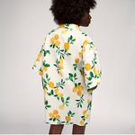 ZARA  Linen Lemons and Oranges Oversized Shirt XS but fits like Medium Photo 1