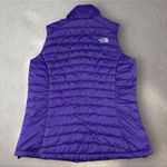 The North Face  Vest Womens Medium Purple Full Zip Primaloft Puffer Hiking Sporty Photo 3