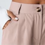 Halara NWT  Jogger ankle Pants. Pink. Size M. Elastic waist/ankle. Cotton Photo 3