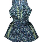 Evereve RAGA Floral Sapphire Blueprint Romper Size XS NWT Photo 1