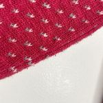 Prego Red Crew Neck Knit Cotton Sweater USA Photo 2