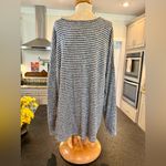 Lime n Chili Striped Gray Button-Up Women Sweater Photo 1