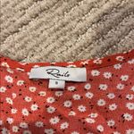 Rails  Red Floral Button-Up Top Photo 3