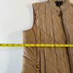 Lauren Ralph Lauren Women's Vest Jacket Size Medium Beige Full Zip Tan Photo 4