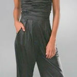Elizabeth and James  Black Estelle Strapless Jumpsuit Women’s Size 4 Small S Photo 0