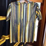 Cuddl Duds  Women's Pullover Pleated Jersey Crew-Neck Top Olive Multi Size Small Photo 9