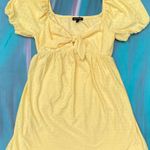 As You Wish Cute Yellow Tie Dress Photo 0