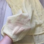 Cotton Lightweight Dress sleeveless sheer knee length womens Yellow small petite Size undefined Photo 4