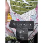 Tahari Women’s Linen Blend Summer Wide Leg Smocked Waist pants Photo 3