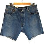 Levi's 501 NWT Long Length Raw Hem Shorts - size 34 Photo 0