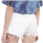 NEW Sandrine Rose Free People White Cut Off Denim Shorts, NWT, Size 24 MSRP $128 Photo 1