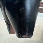 Capezio Black Leather Cowboy Boots Bows Pull-On Foldover Size 8.5 Photo 11