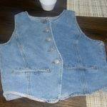 SheIn  Blue Denim Vest Photo 0