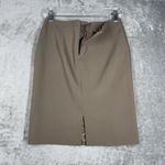 Giorgio Armani Skirt Womens 0 38 Brown Pencil Straigtht Classic Essential Career Photo 3